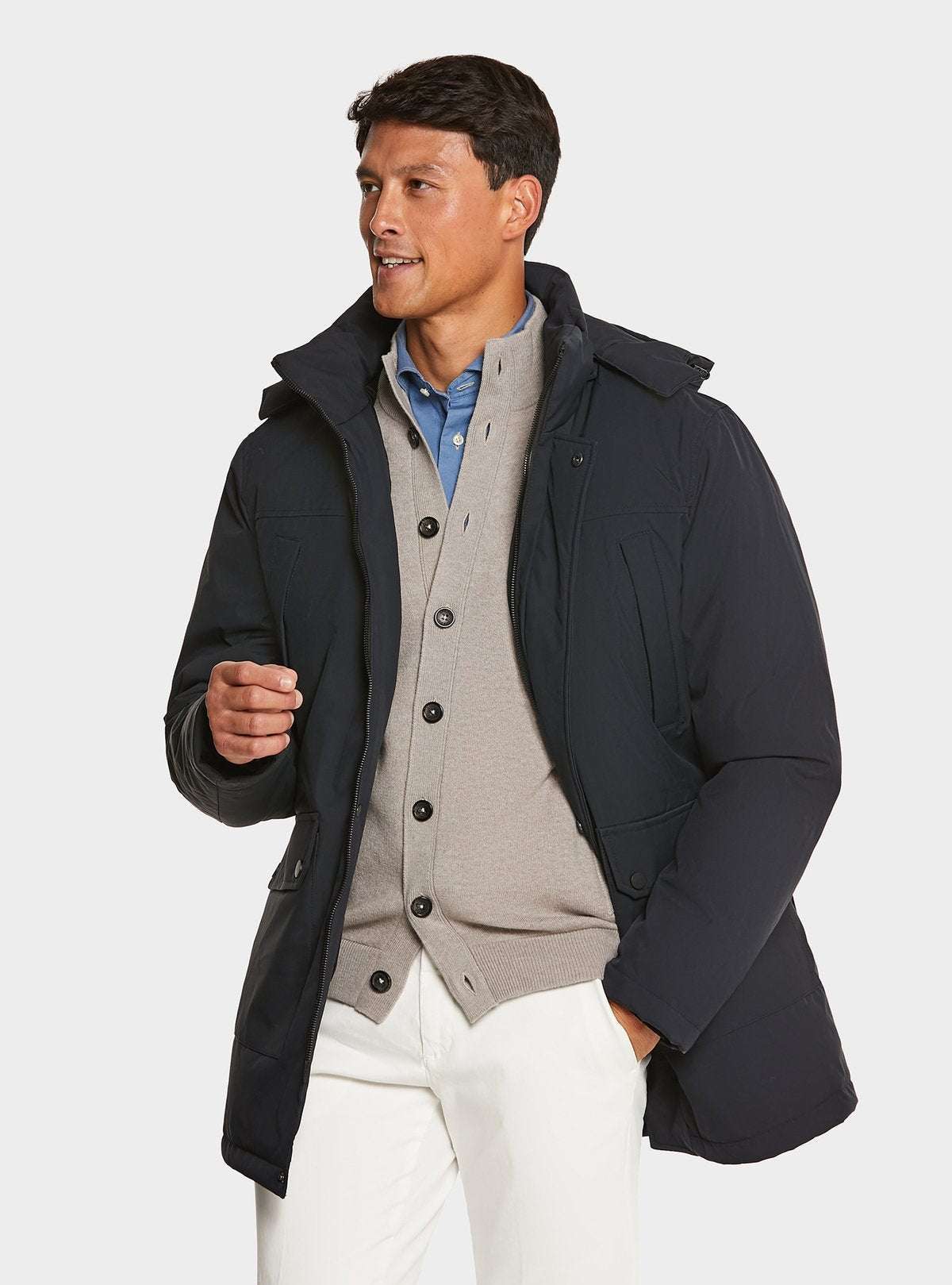 lange Herrenjacke wasserdicht


