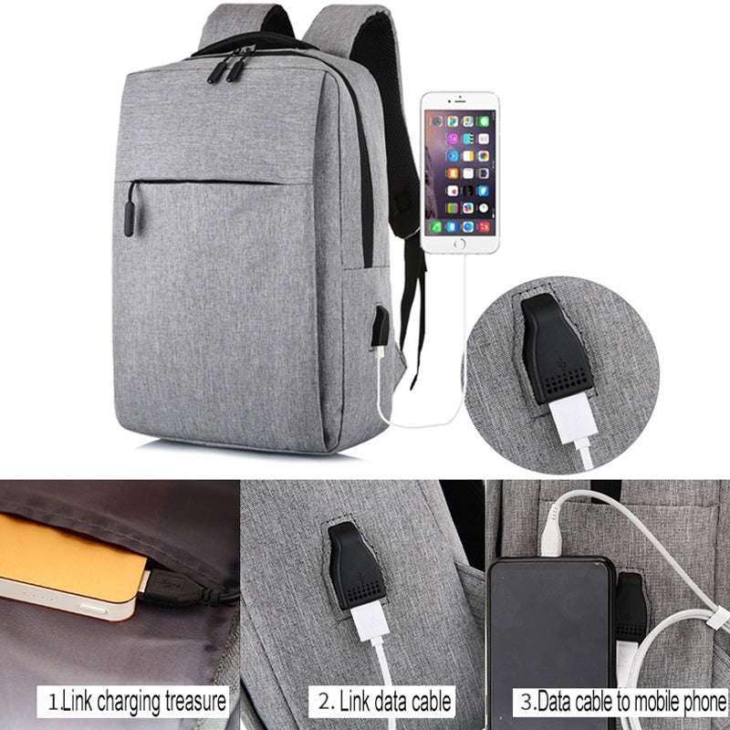 Anti-Diebstahl Laptop Rucksack mit USB-Ladeanschluss