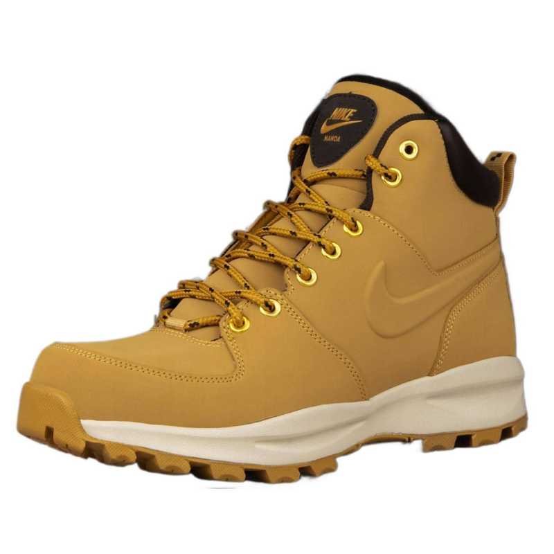 Nike Manoa Leder Sneaker – Robust & Stylisch in Braun mit hoher Schnürung und griffiger Gummisohle für Herren. Ideal für Outdoor und Alltag.