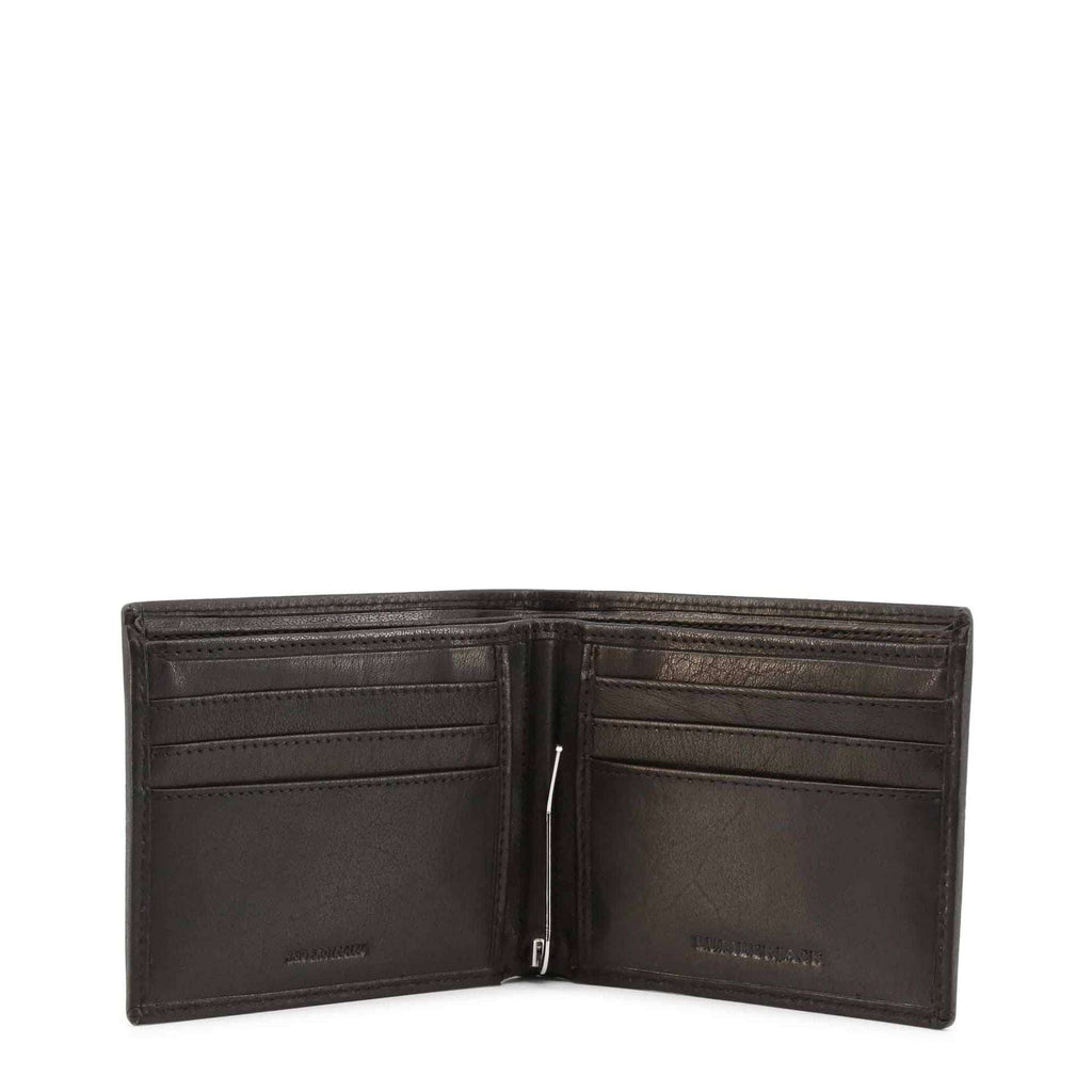 Innenansicht der Lumberjack Leder Geldtasche für Herren mit mehreren Kartenfächern und Geldklammer. Perfekt als Kreditkartenhalter.