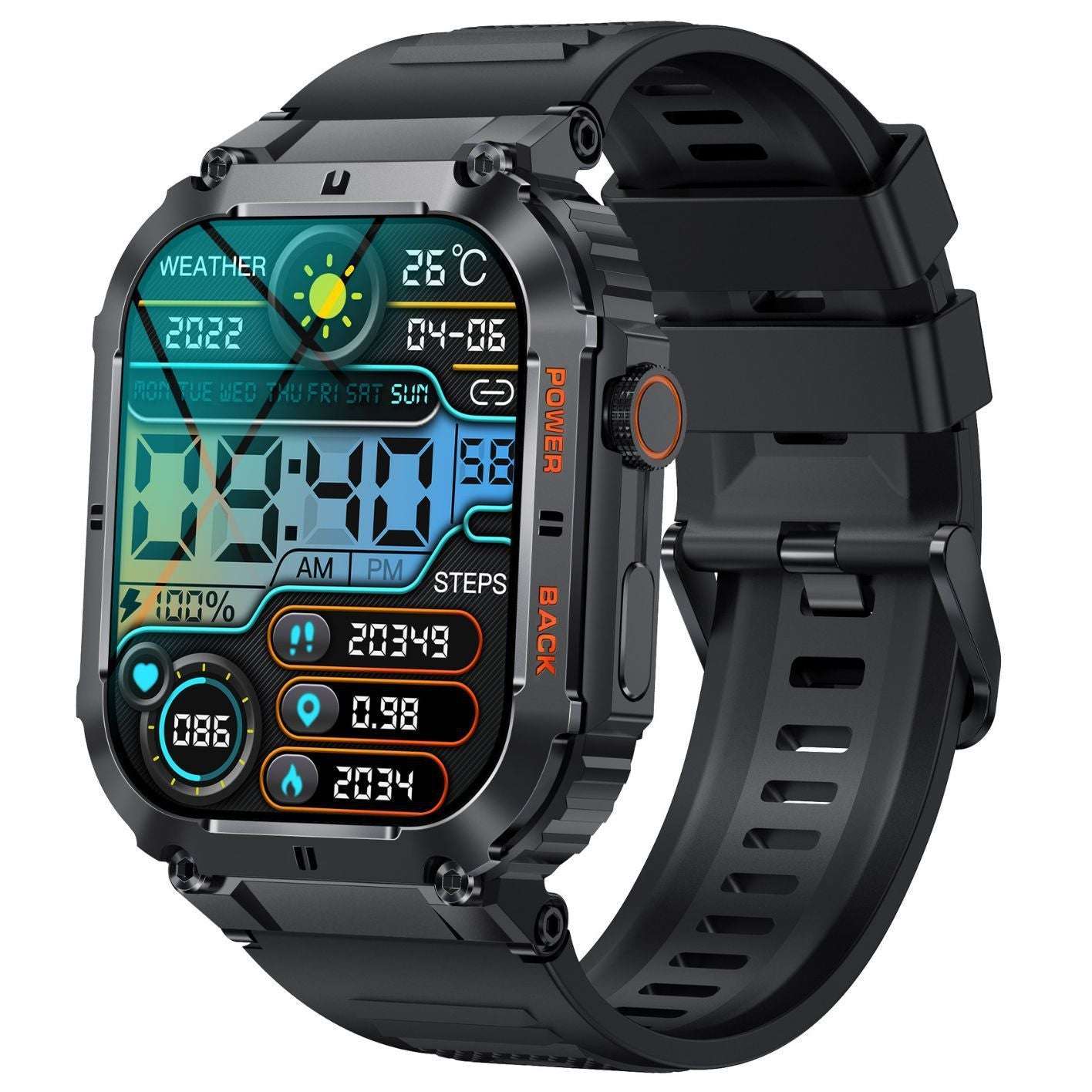 K57PRO Smartwatch mit Bluetooth für Business