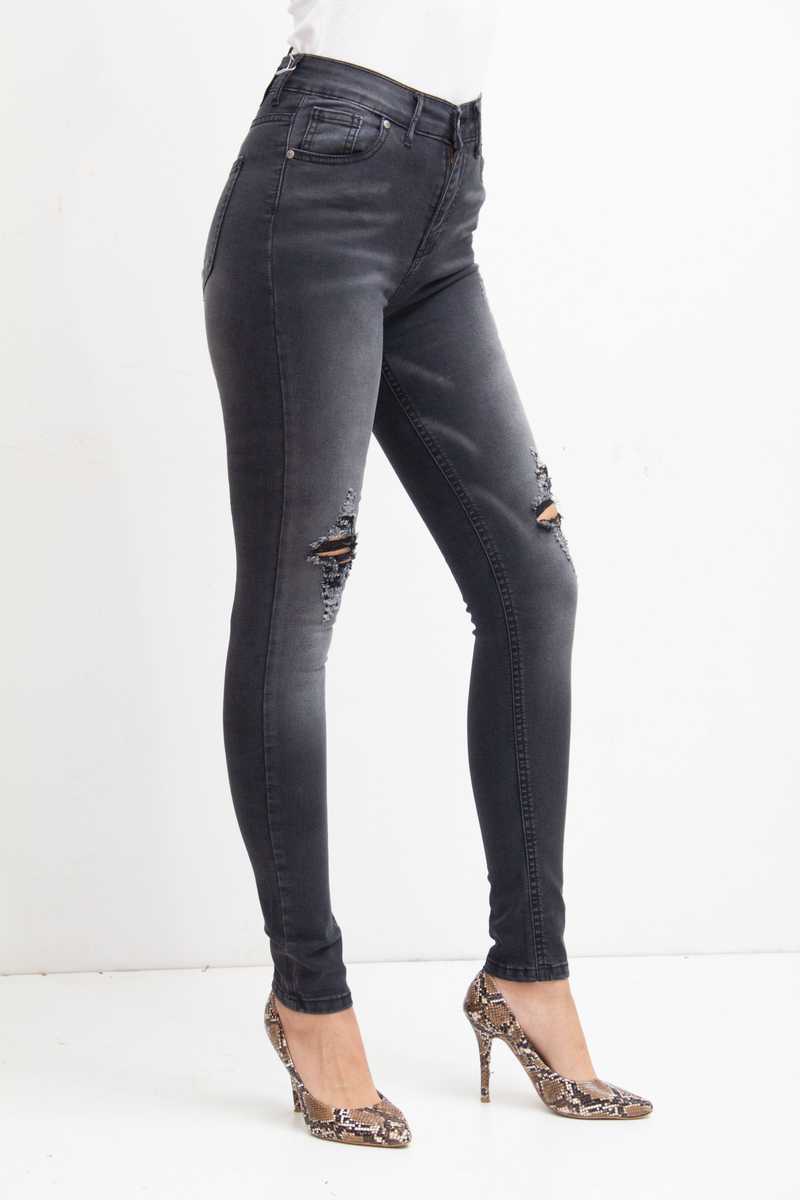 schwarze Damenjeans skinny