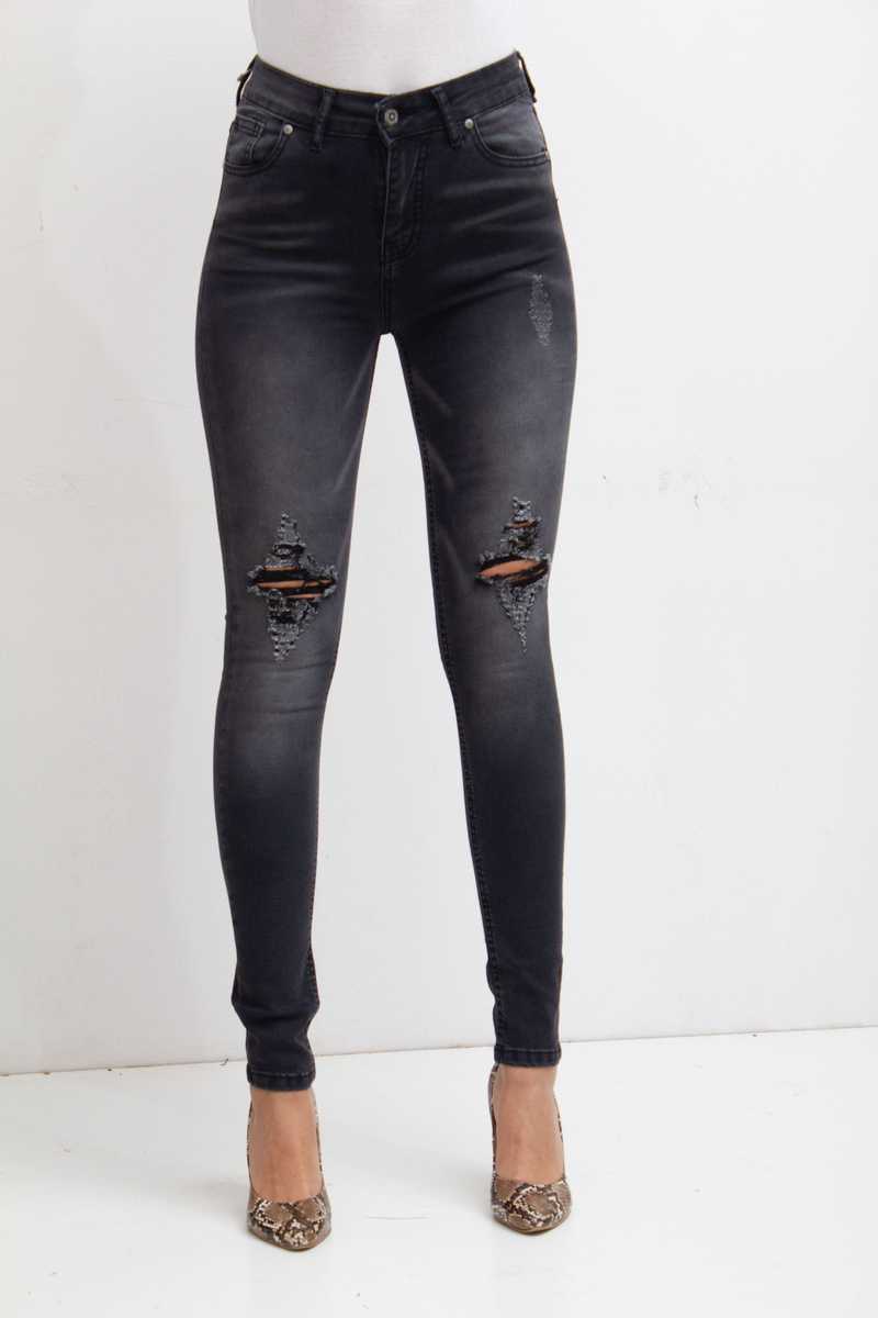 schwarze Damenjeans skinny1