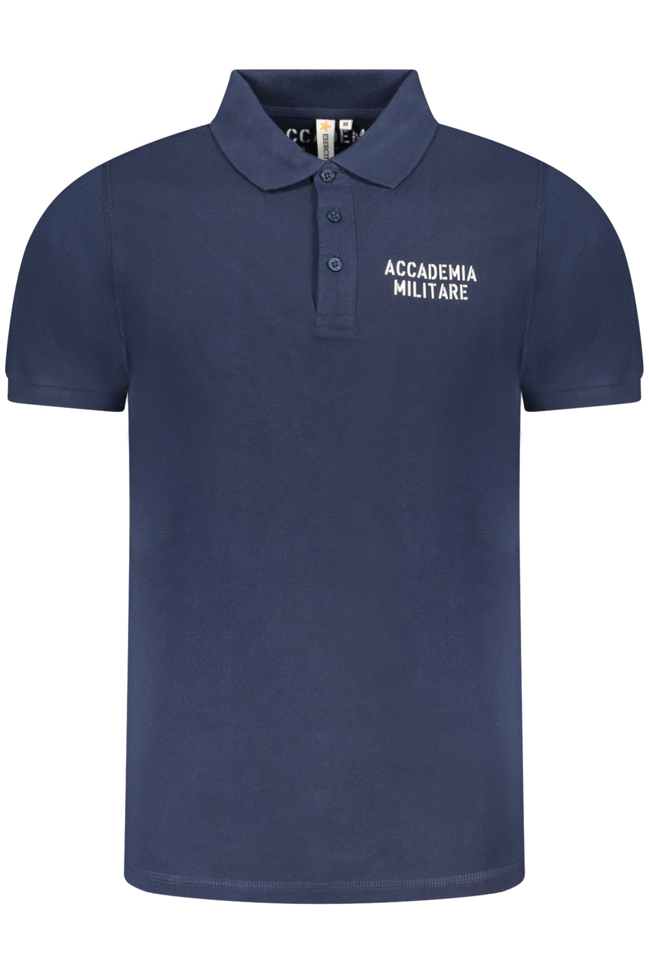 BLAUES KURZARM-POLOSHIRT DER MILITARY ACADEMY FÜR HERREN Blau L 8057154619468