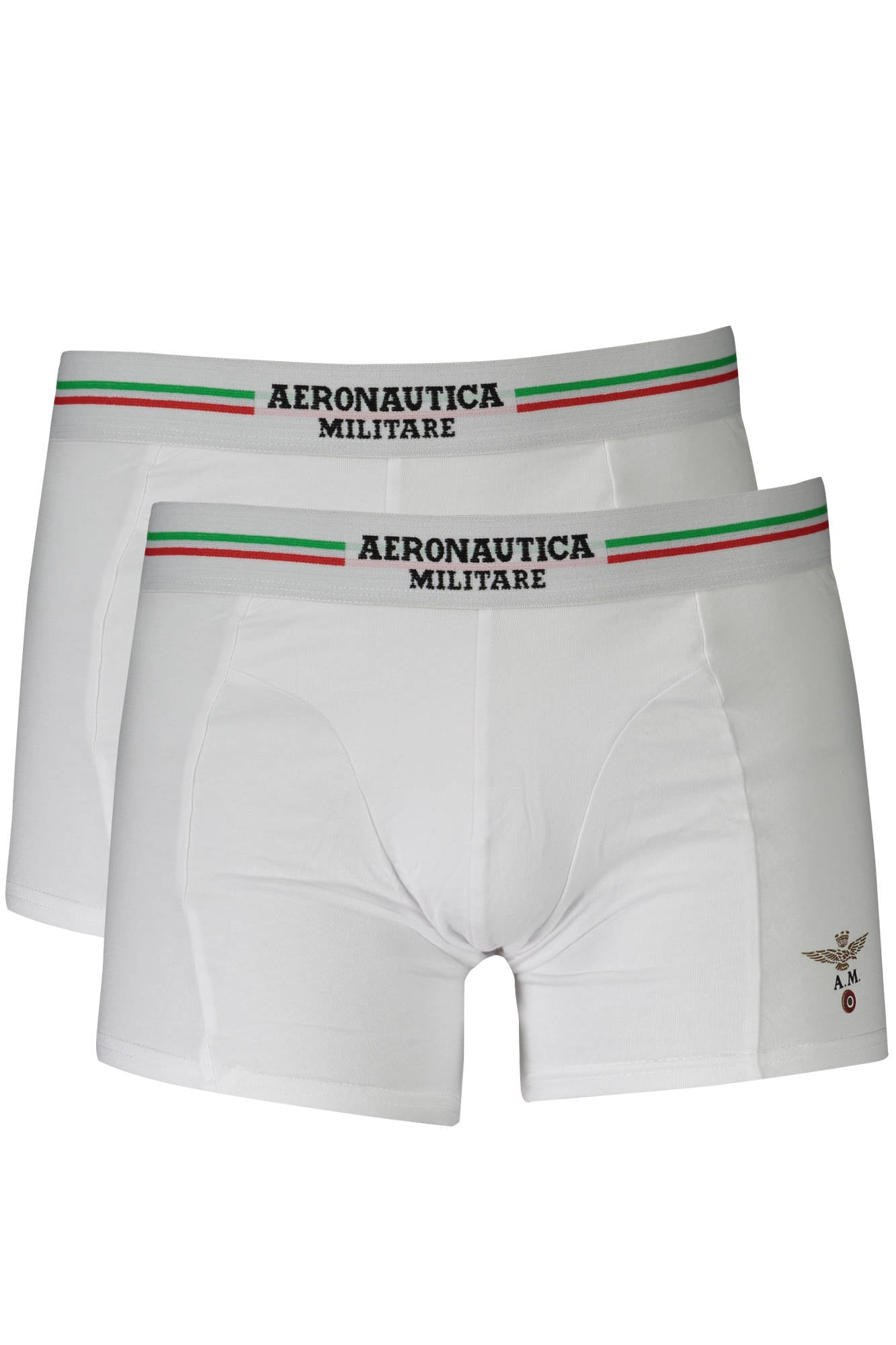 AERONAUTICA MILITARE HERREN-BOXER WEISS Weiß 2XL 8056423500049