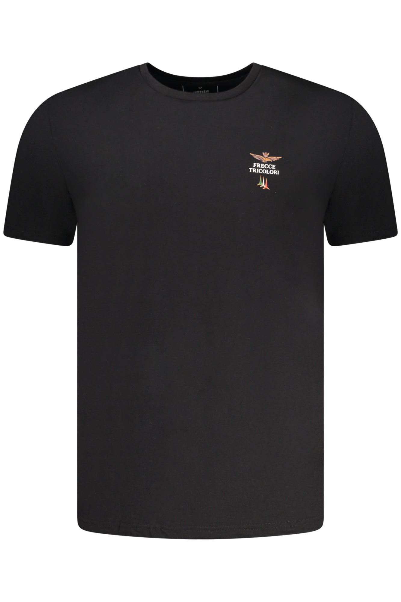 AERONAUTICA MILITARE HERREN SCHWARZES OUTFIT-T-SHIRT Schwarz 2XL 8057630640269