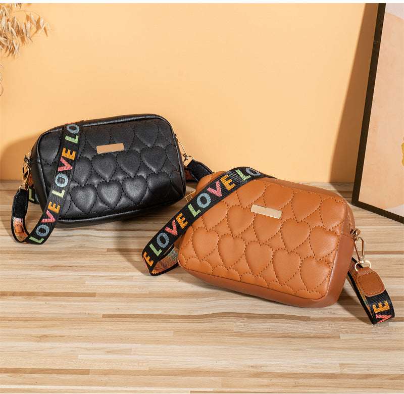 Herzstickerei Tasche Damen – Vielseitig Kombinieren