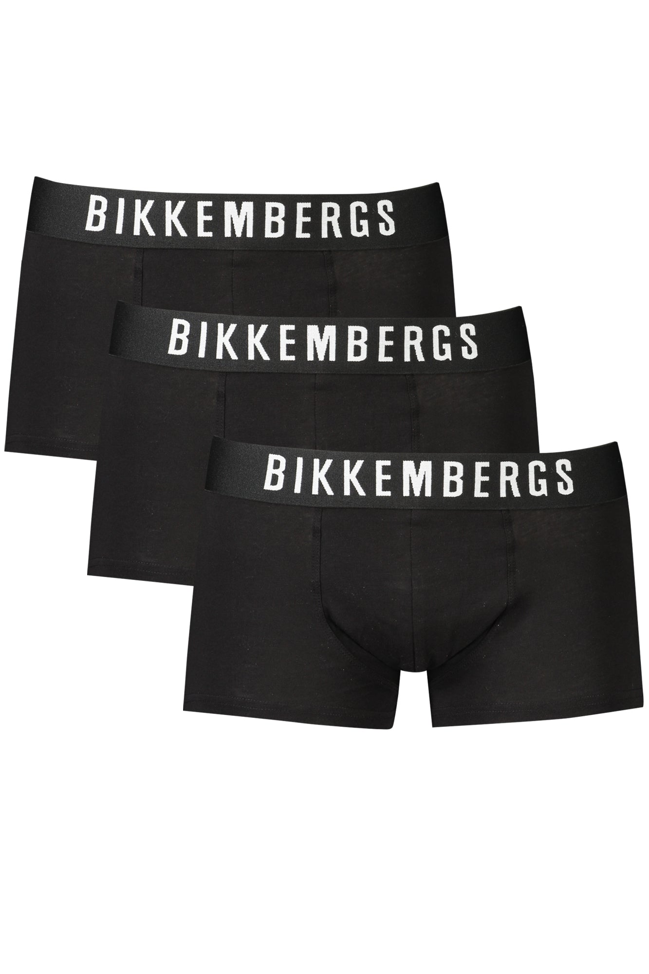BIKKEMBERGS HERREN BOXERSHORTS SCHWARZ