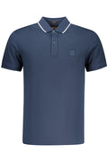 BOSS Herren-Poloshirt mit kurzen Ärmeln, blau Blau XL 4063542990891