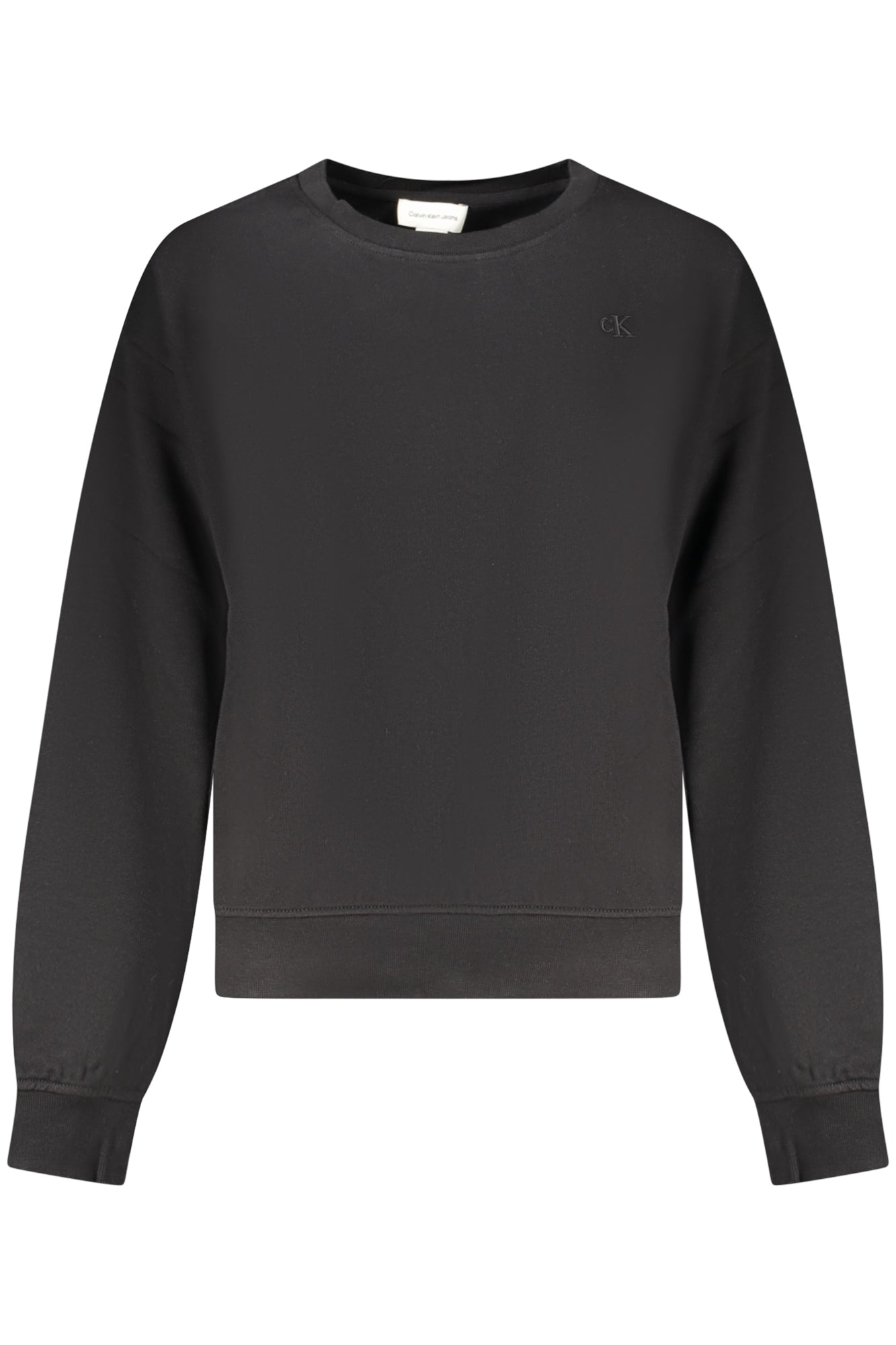 CALVIN KLEIN DAMEN-SWEATSHIRT MIT REISSVERSCHLUSS, SCHWARZ Schwarz XL 8719849261085