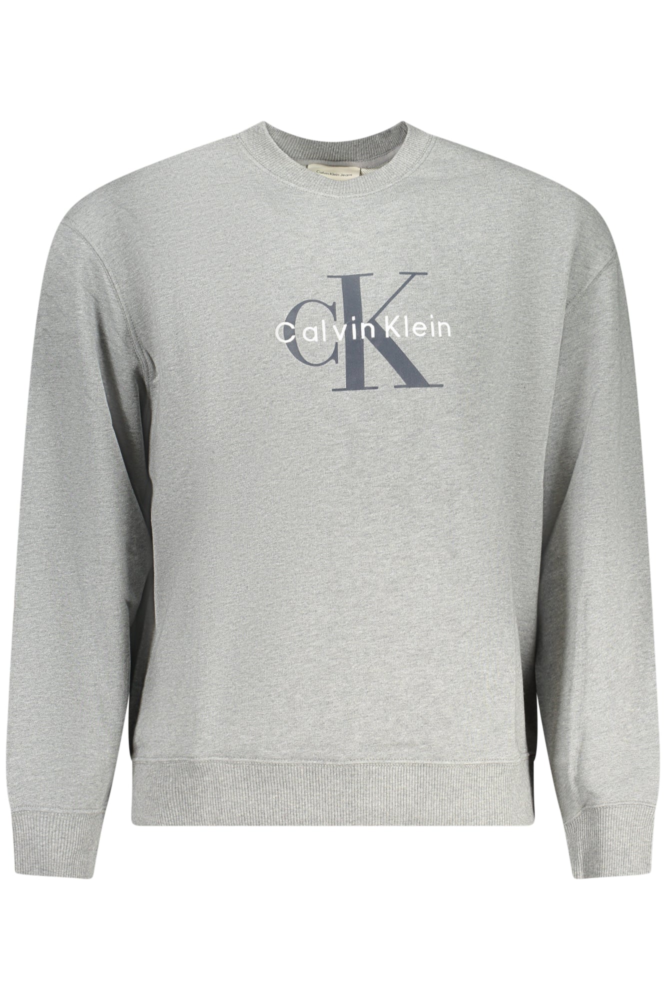 CALVIN KLEIN Herren-Sweatshirt mit Reißverschluss, grau Grau L 8721224085551