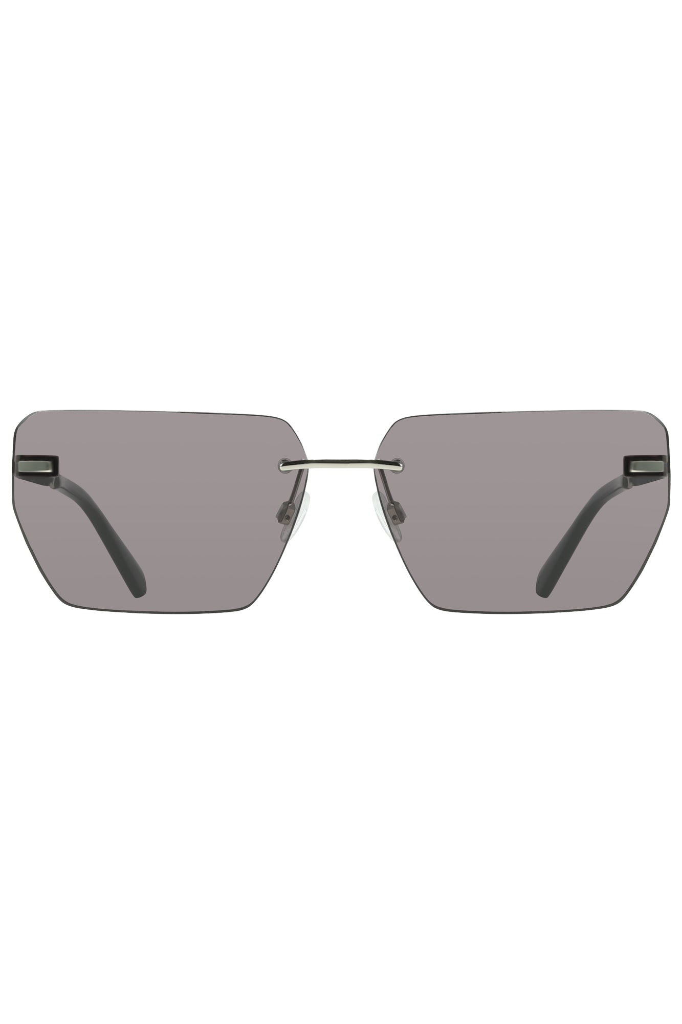 CALVIN KLEIN HERREN SONNENBRILLE SILBER Silber UNI 883901176520