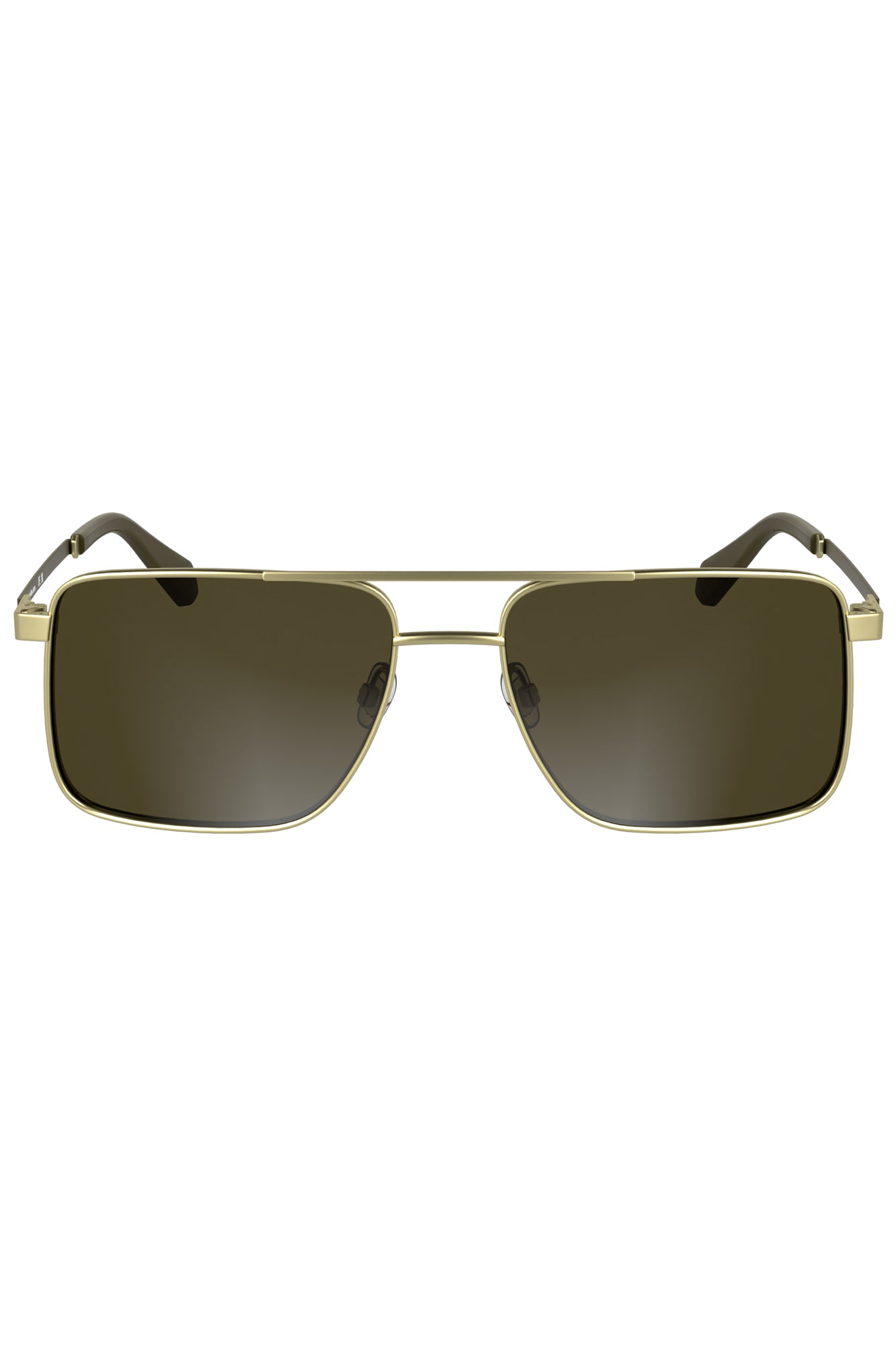CALVIN KLEIN HERREN SONNENBRILLE GOLD Gold UNI 883901172782