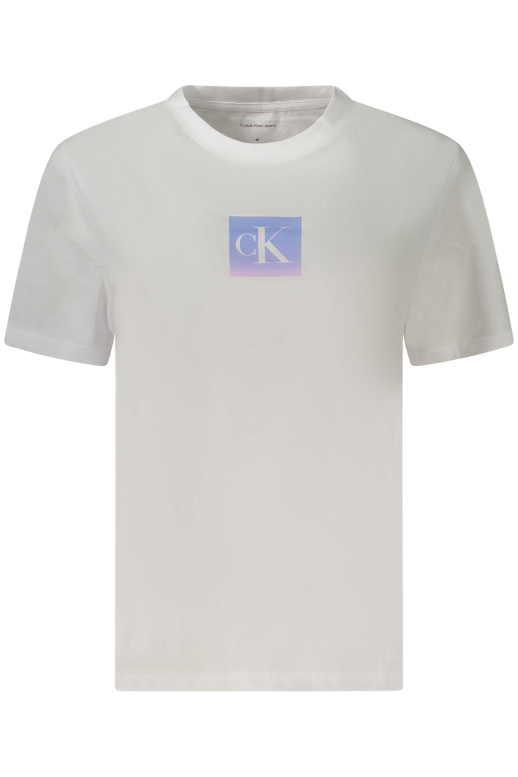 CALVIN KLEIN KURZARM-T-SHIRT DAMEN WEISS