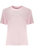 CALVIN KLEIN DAMEN-T-SHIRT MIT KURZEN ÄRMELN, ROSA Rosa L 8721224753023