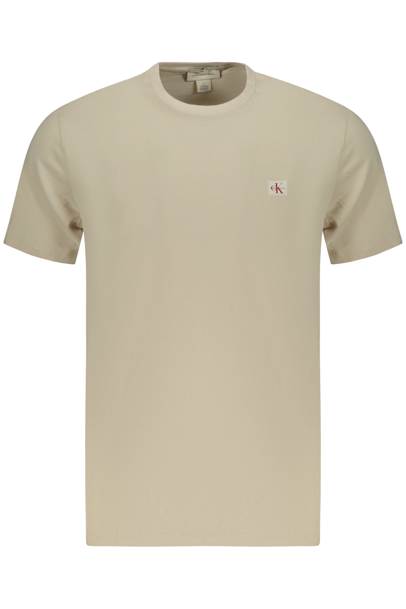 CALVIN KLEIN HERREN-T-SHIRT MIT KURZEN ÄRMELN, BEIGE Beige 3XL 8721223575022