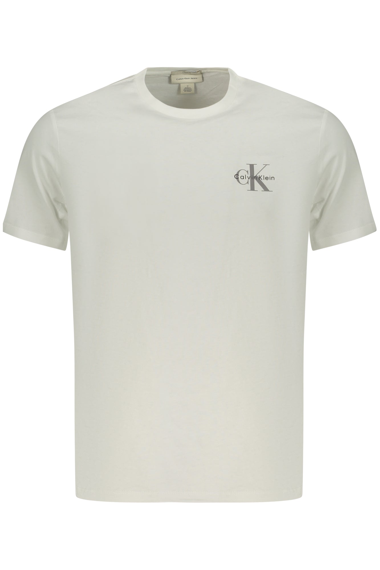 CALVIN KLEIN HERREN-T-SHIRT MIT KURZEN ÄRMELN, WEISS Weiß 3XL 8721223903207