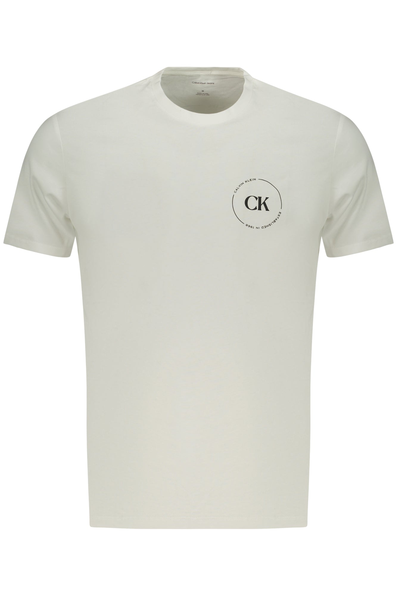 CALVIN KLEIN HERREN-T-SHIRT MIT KURZEN ÄRMELN, WEISS Weiß XS 8721223517732