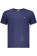 CALVIN KLEIN HERREN-T-SHIRT MIT KURZEN ÄRMELN, BLAU Blau S 8721224721633
