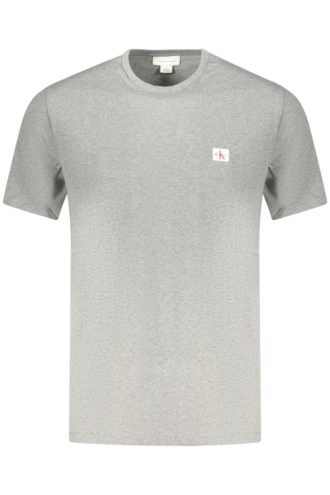 CALVIN KLEIN HERREN-T-SHIRT MIT KURZEN ÄRMELN, GRAU Grau S 8721187306472