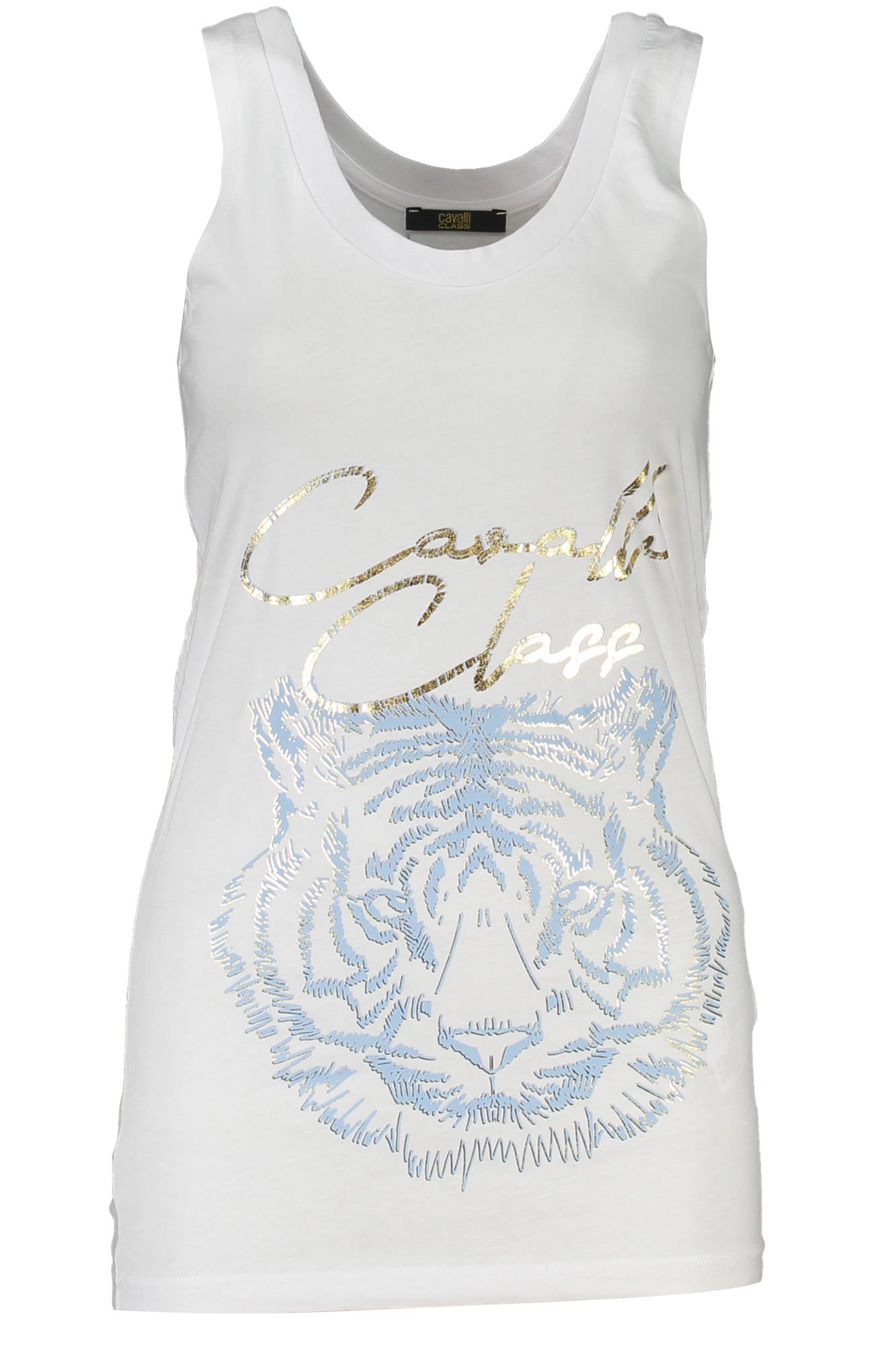 CAVALLI CLASS DAMEN TANK TOP WEISS Weiß L 8054323861994