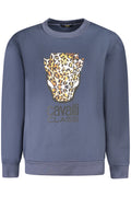 CAVALLI CLASS SWEATSHIRT OHNE REISSVERSCHLUSS DAMEN BLAU Blau XL 8054323932038