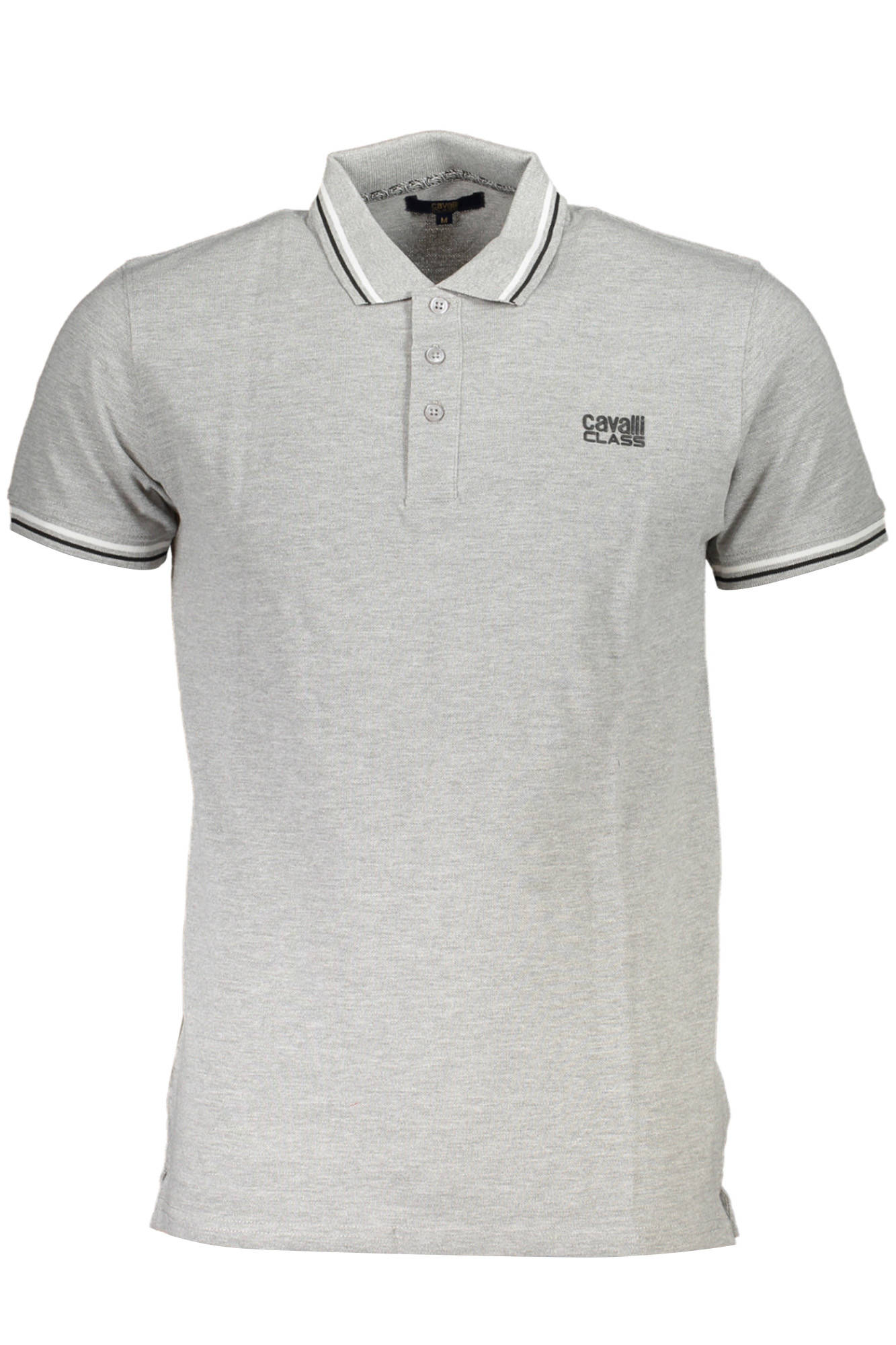 CAVALLI CLASS POLO KURZARM HERREN GRAU Grau 2XL 8059915024597
