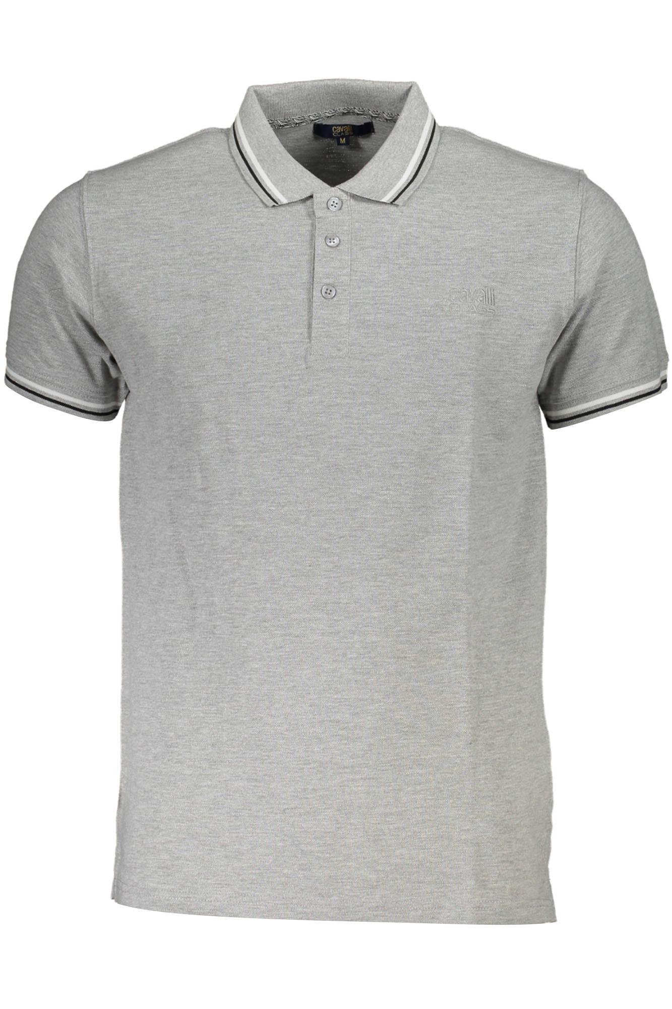 CAVALLI CLASS POLO KURZARM HERREN GRAU Grau 2XL 8059915024399