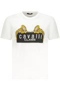 CAVALLI CLASS KURZARM-T-SHIRT HERREN WEISS Weiß 2XL 8059915698774