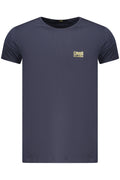 CAVALLI CLASS Herren-Kurzarm-T-Shirt, blau Blau 2XL 8054323957321