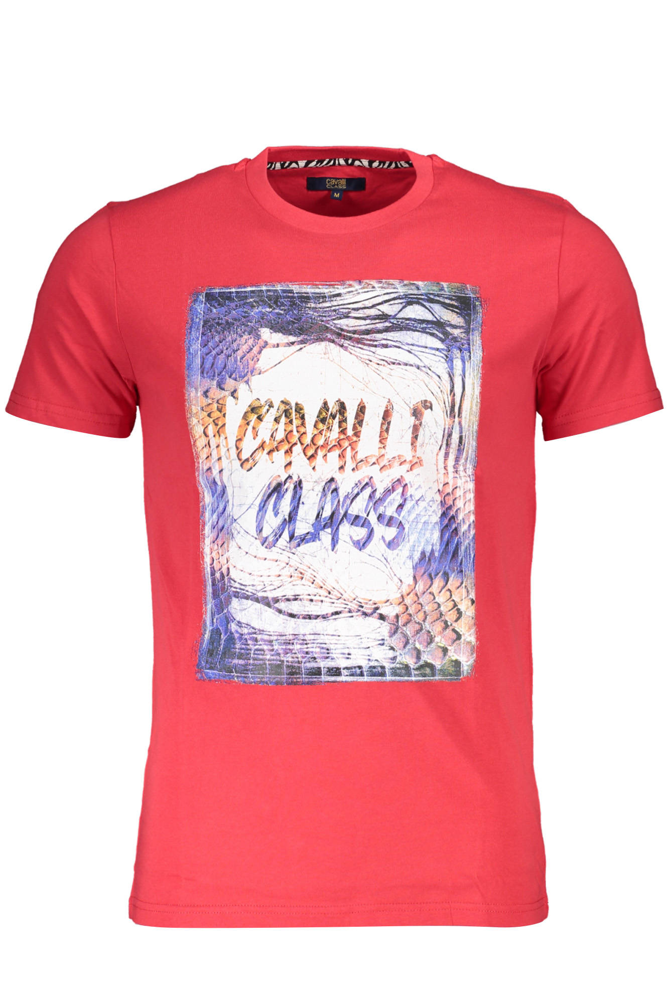 CAVALLI CLASS KURZARM T-SHIRT HERREN ROT Rot 2XL 8059915021350