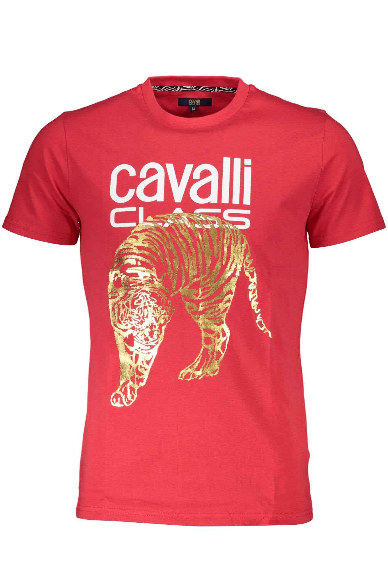 CAVALLI CLASS KURZARM T-SHIRT HERREN ROT Rot XL 8059915020148