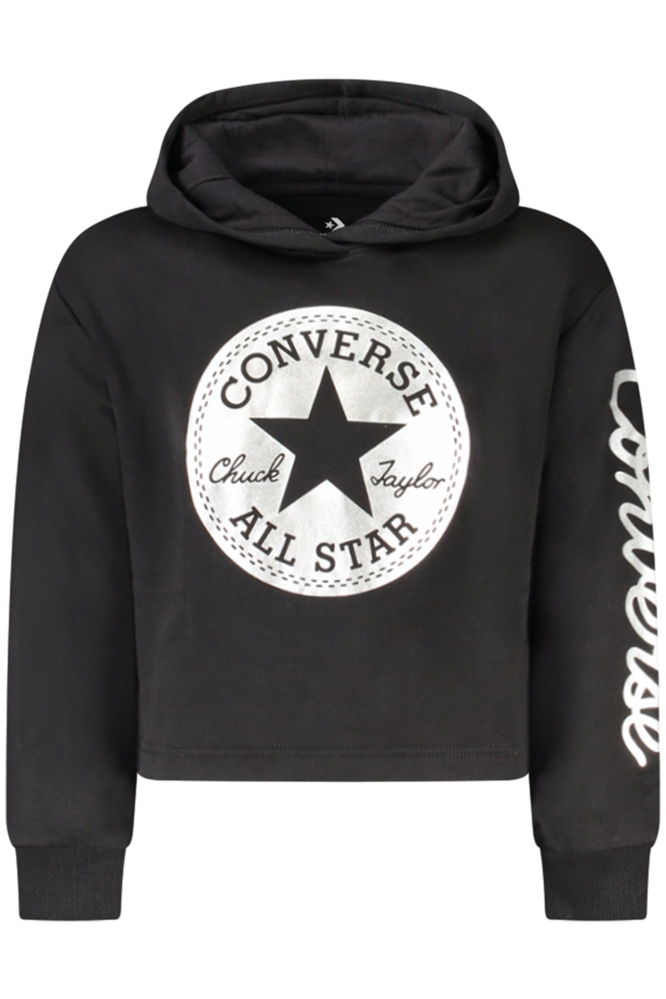 Converse Mädchen Zip-Up Hoodie, Schwarz Schwarz 6X 009328980933