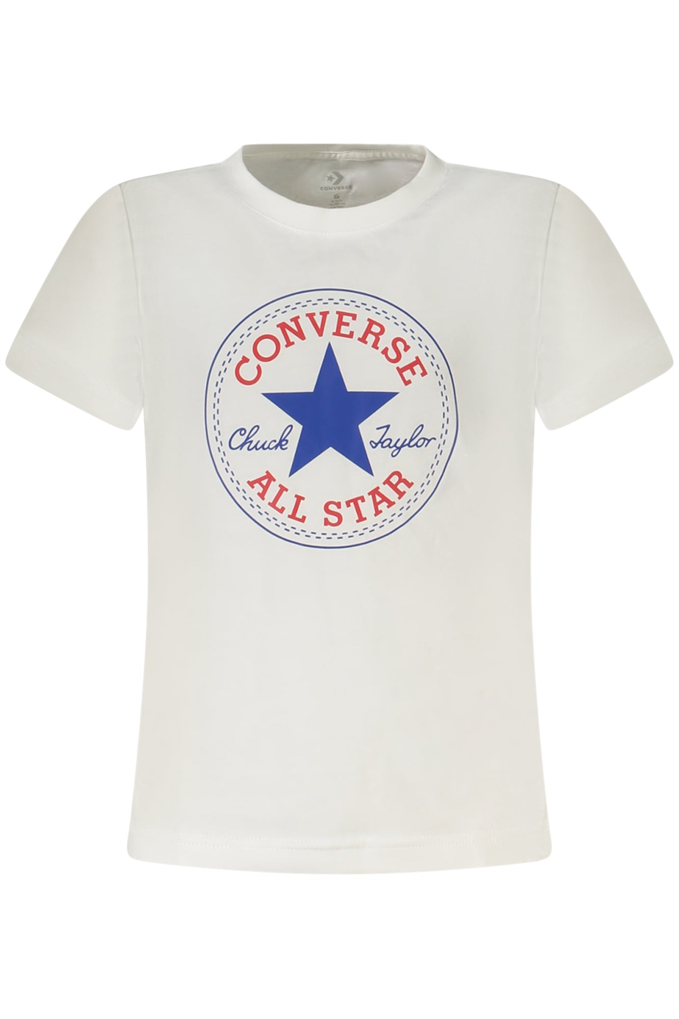 Converse Kinder Kurzarm-T-Shirt, Weiß Weiß 6A 633716321956