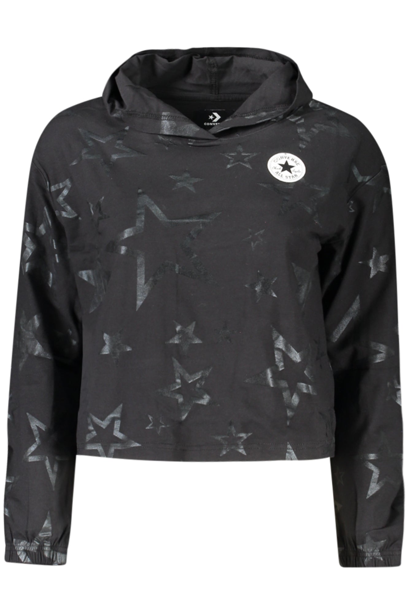 Converse Mädchen Langarm T-Shirt, Schwarz Schwarz 13-15A 807421679989