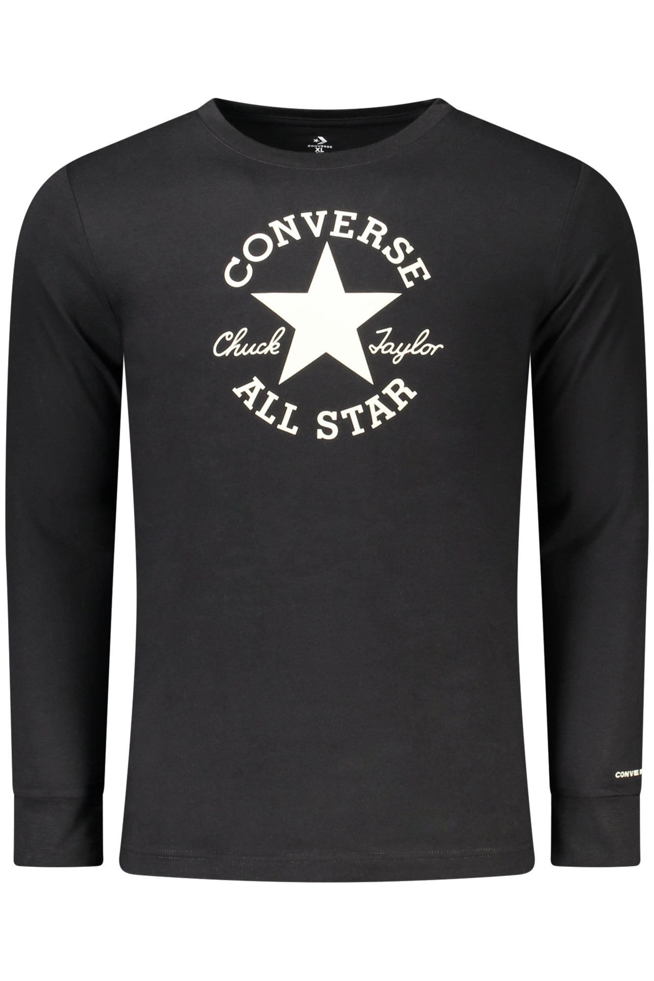 CONVERSE KINDER-T-SHIRT MIT LANGEN ÄRMELN, SCHWARZ Schwarz 13-15A 196923692481