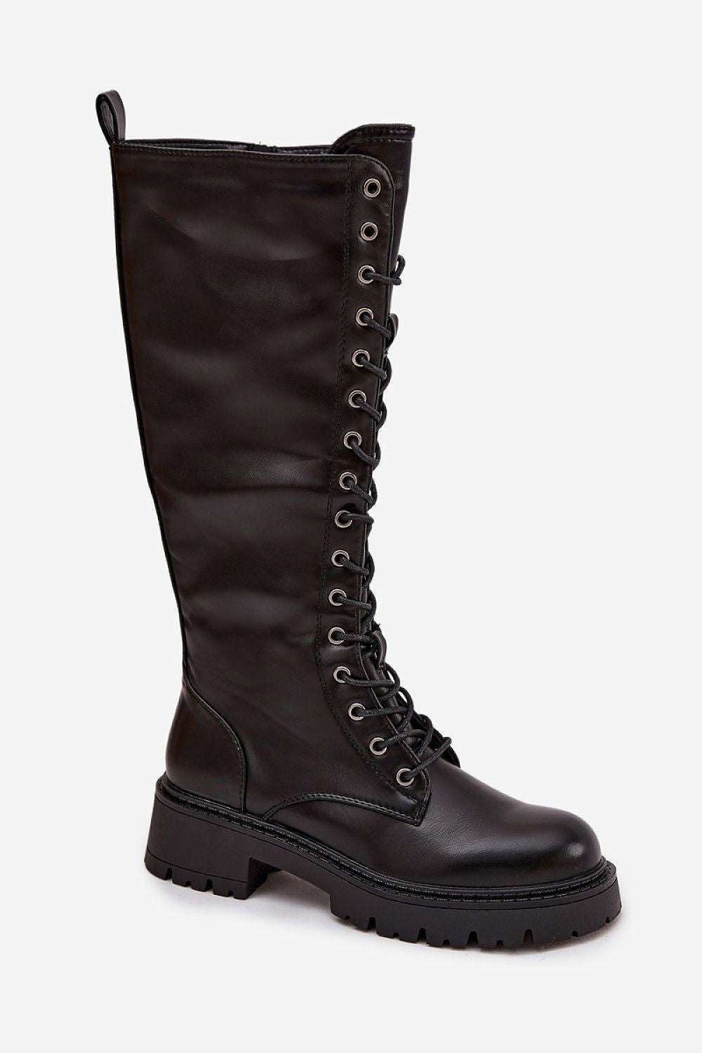 Damen Stiefel Kunstleder 1
