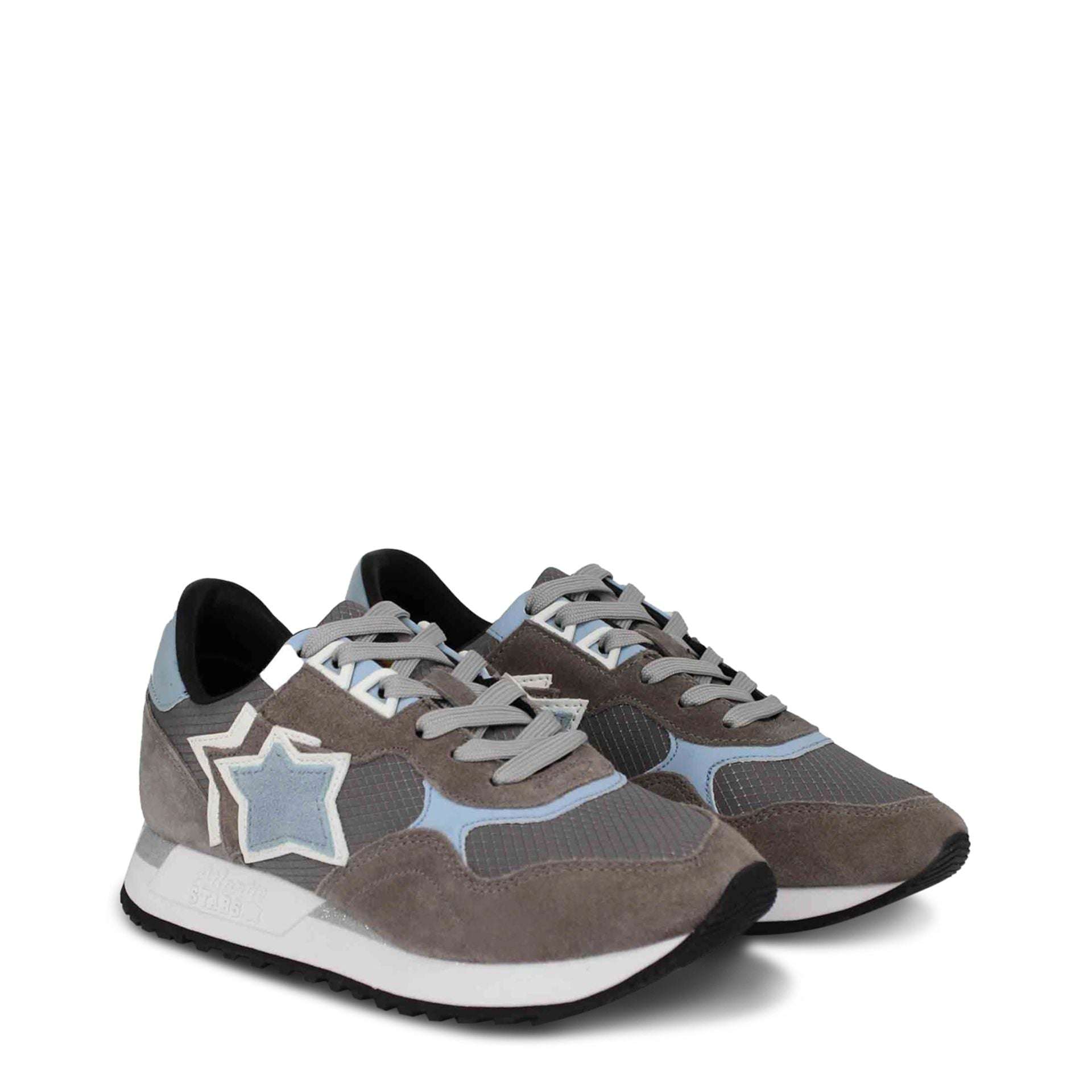 tlantic Stars Damen Sneakers aus Veloursleder