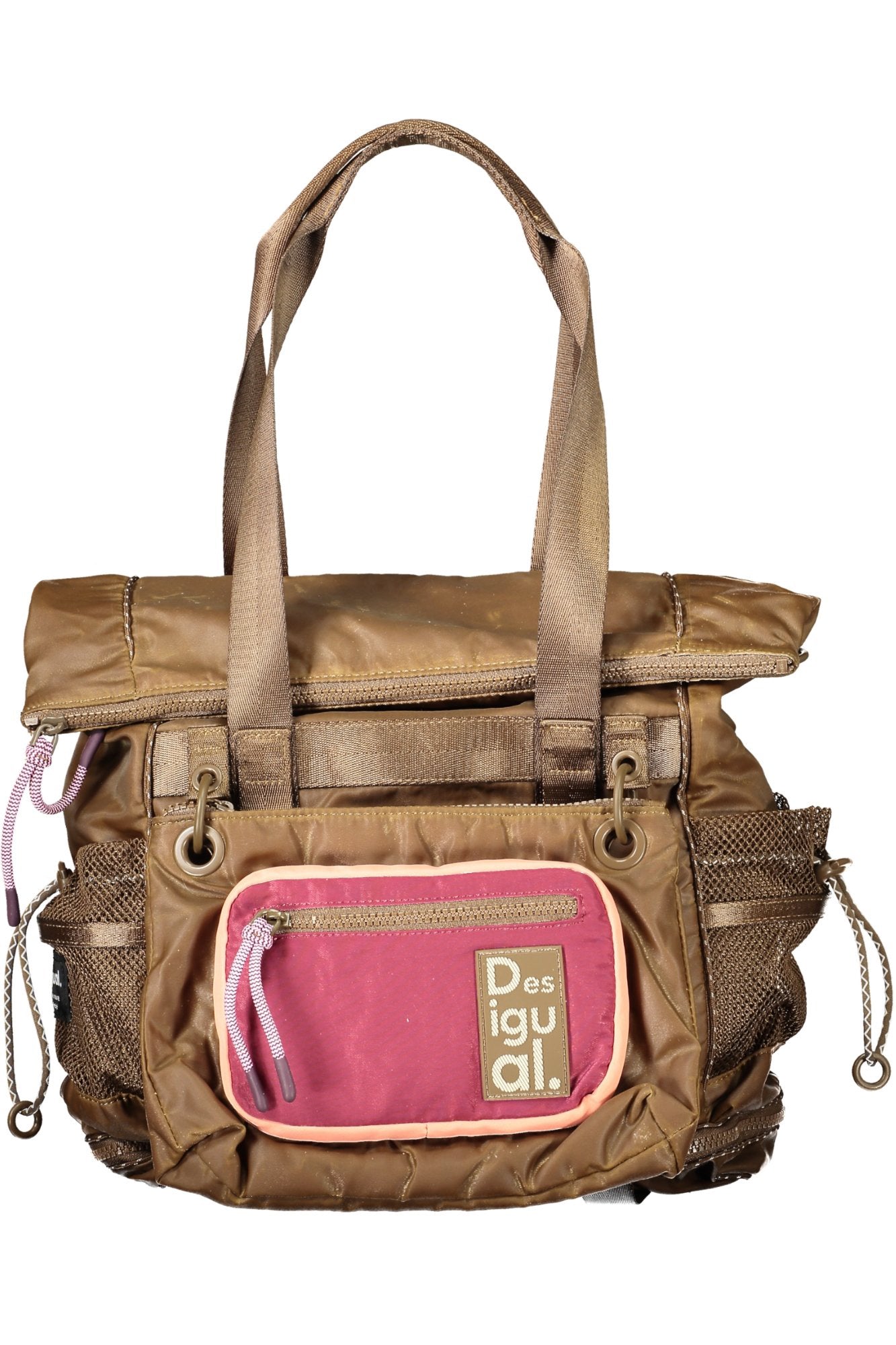 DESIGUAL DAMEN-BRAUNTASCHE Braun UNI 8445110771228