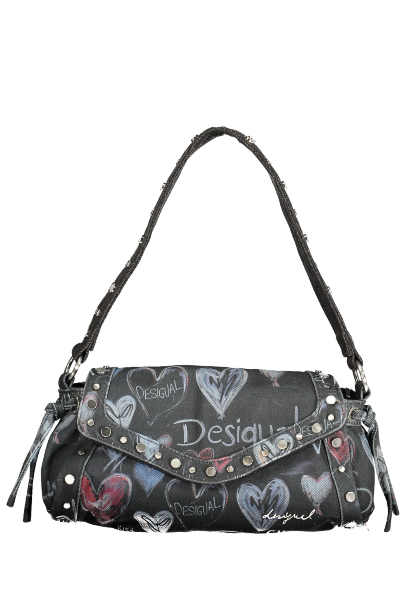 SCHWARZE DAMENTASCHE DESIGUAL Schwarz UNI 8445110771488