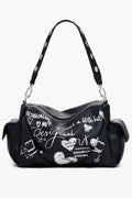 DESIGUAL DAMEN SCHWARZE TASCHE Schwarz UNI 8445110717134