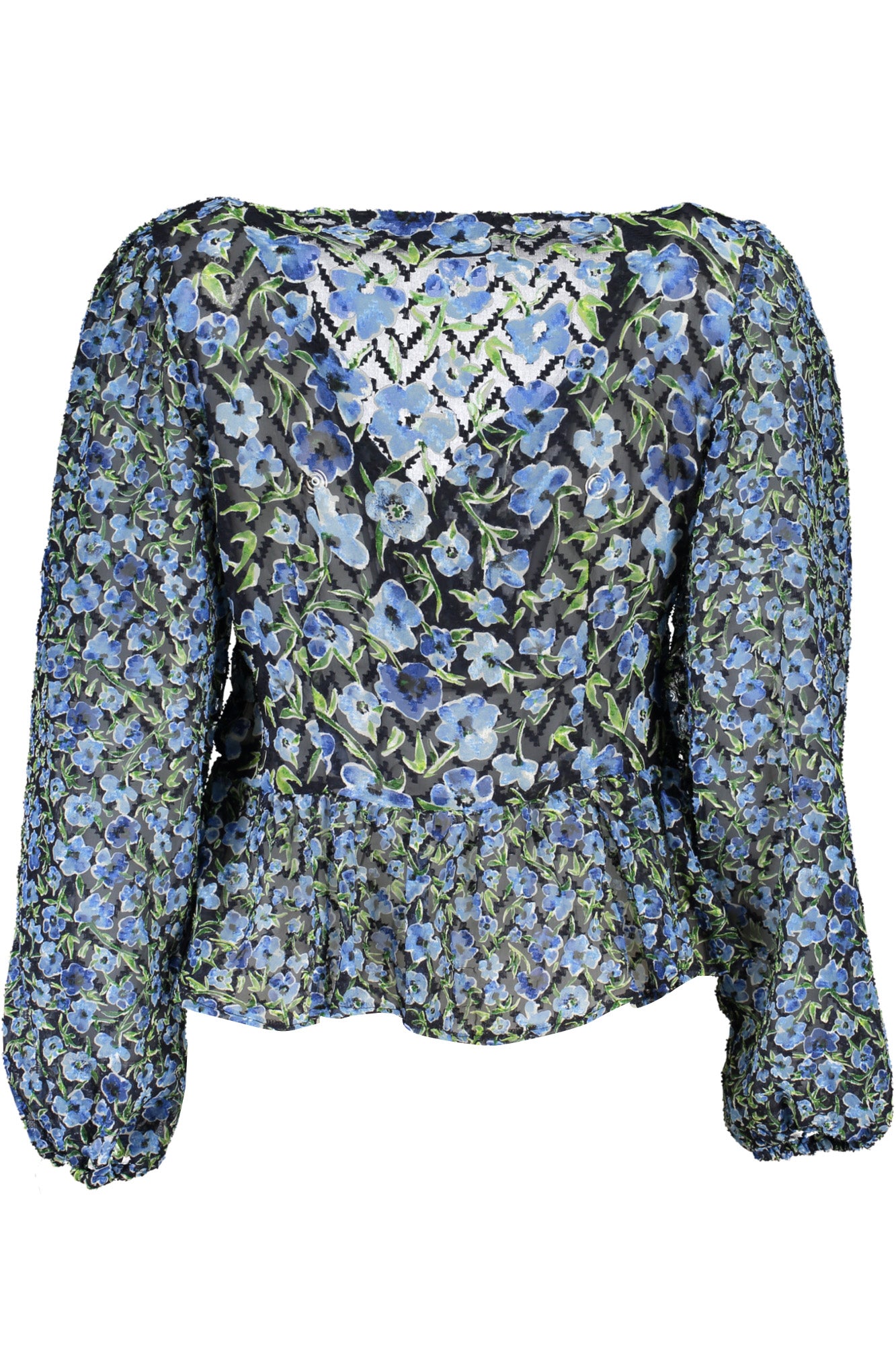 DESIGUAL WOMEN'S BLUE SWEATER