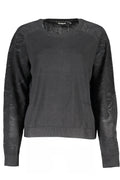 DESIGUAL SCHWARZER DAMENPULLOVER Schwarz XS 8445110525494