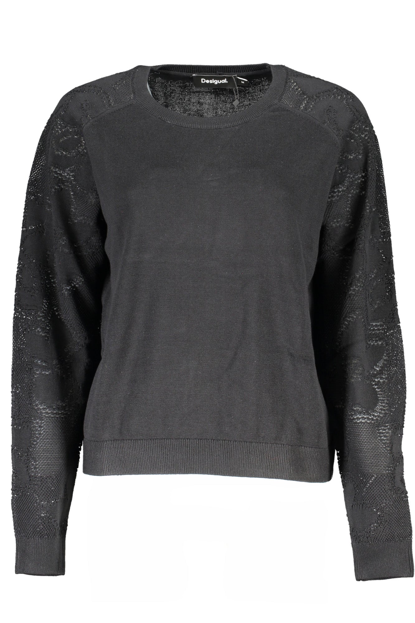 DESIGUAL SCHWARZER DAMENPULLOVER Schwarz XS 8445110525494