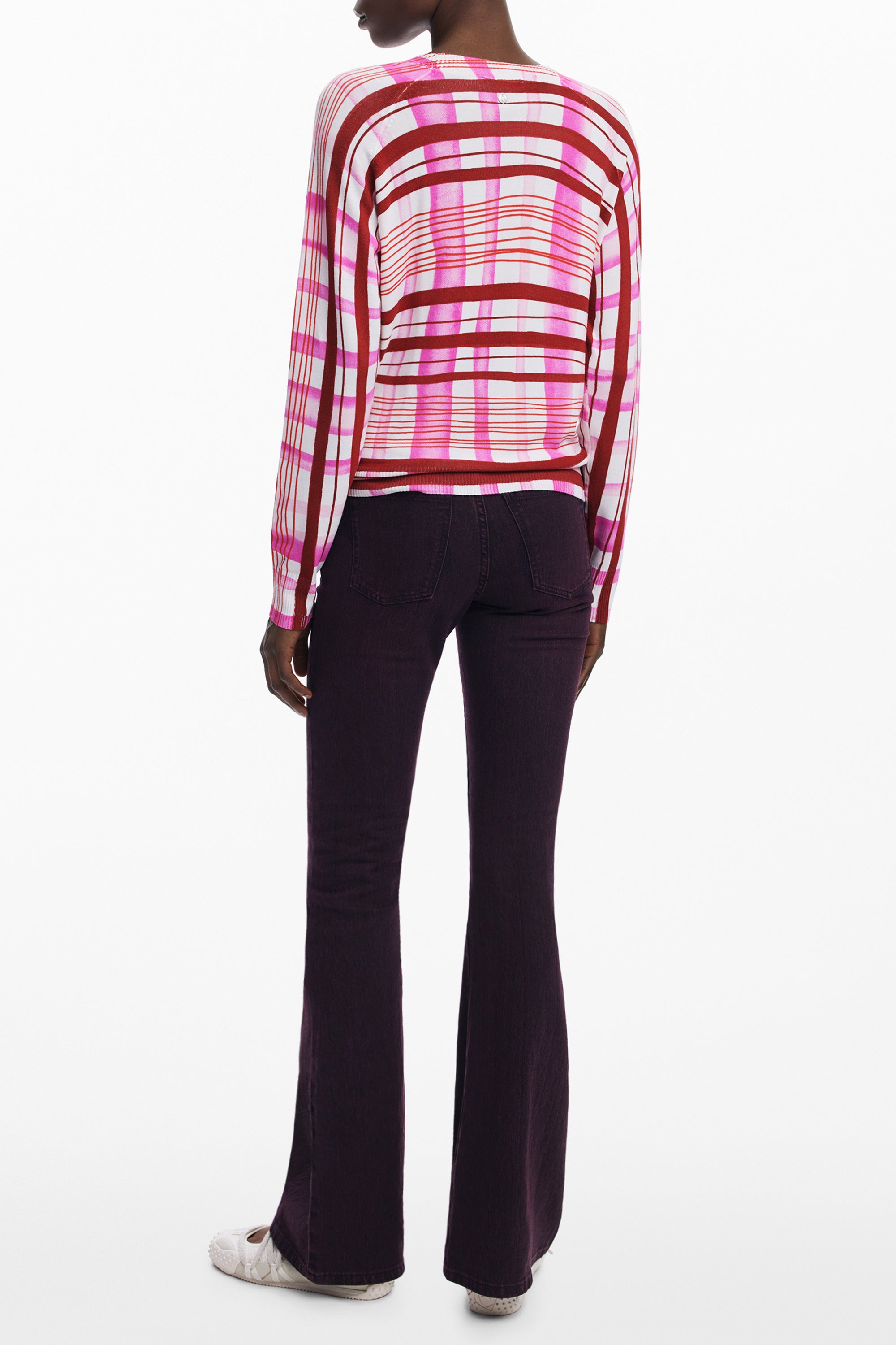 DESIGUAL PINK SWEATER FOR WOMEN