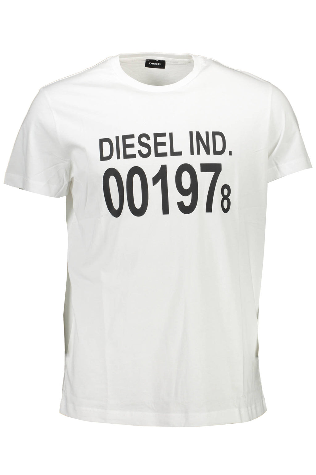 DIESEL KURZARM T-SHIRT HERREN WEISS