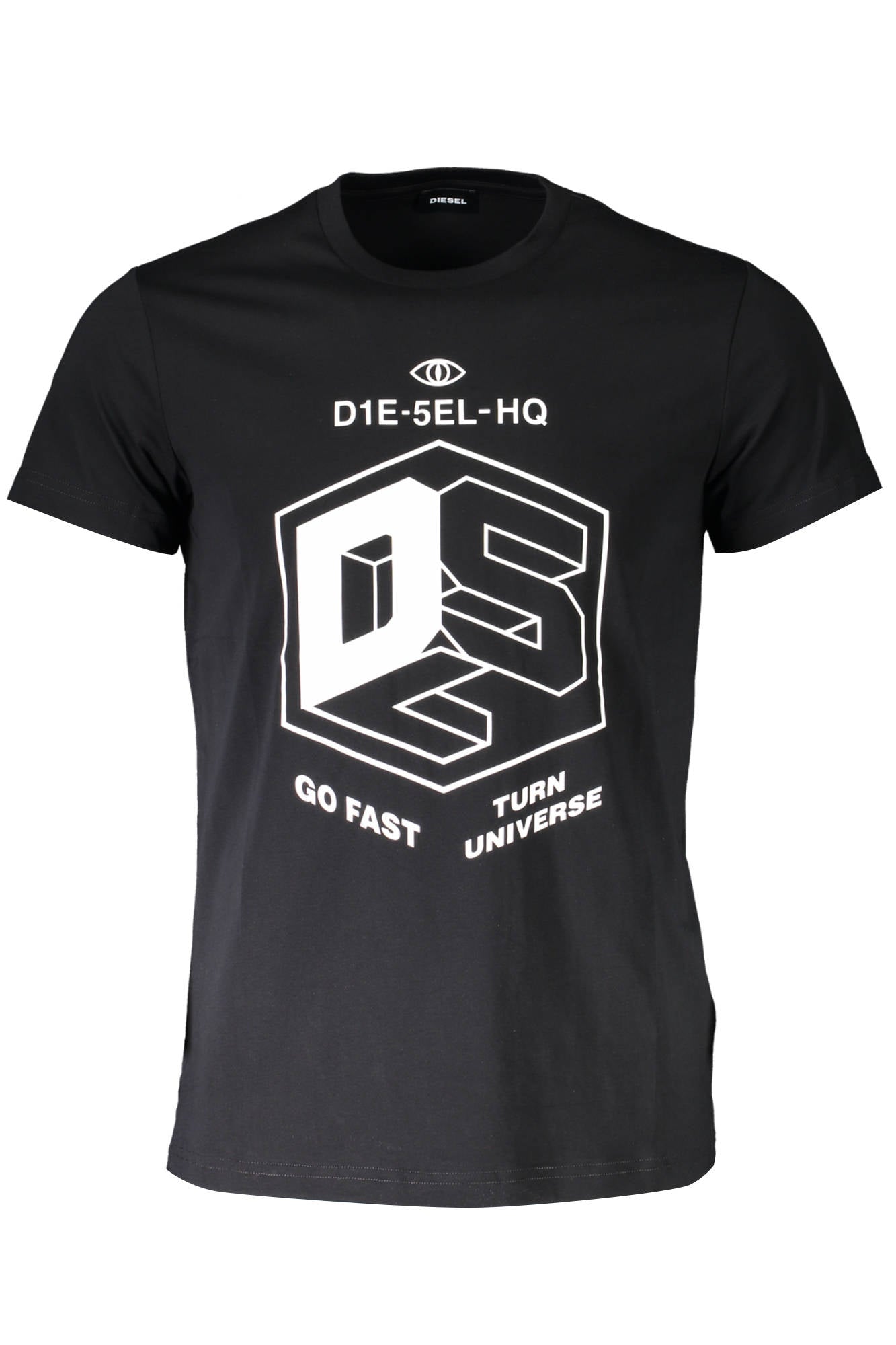 DIESEL KURZARM T-SHIRT HERREN SCHWARZ Schwarz 2XL 8055511424106