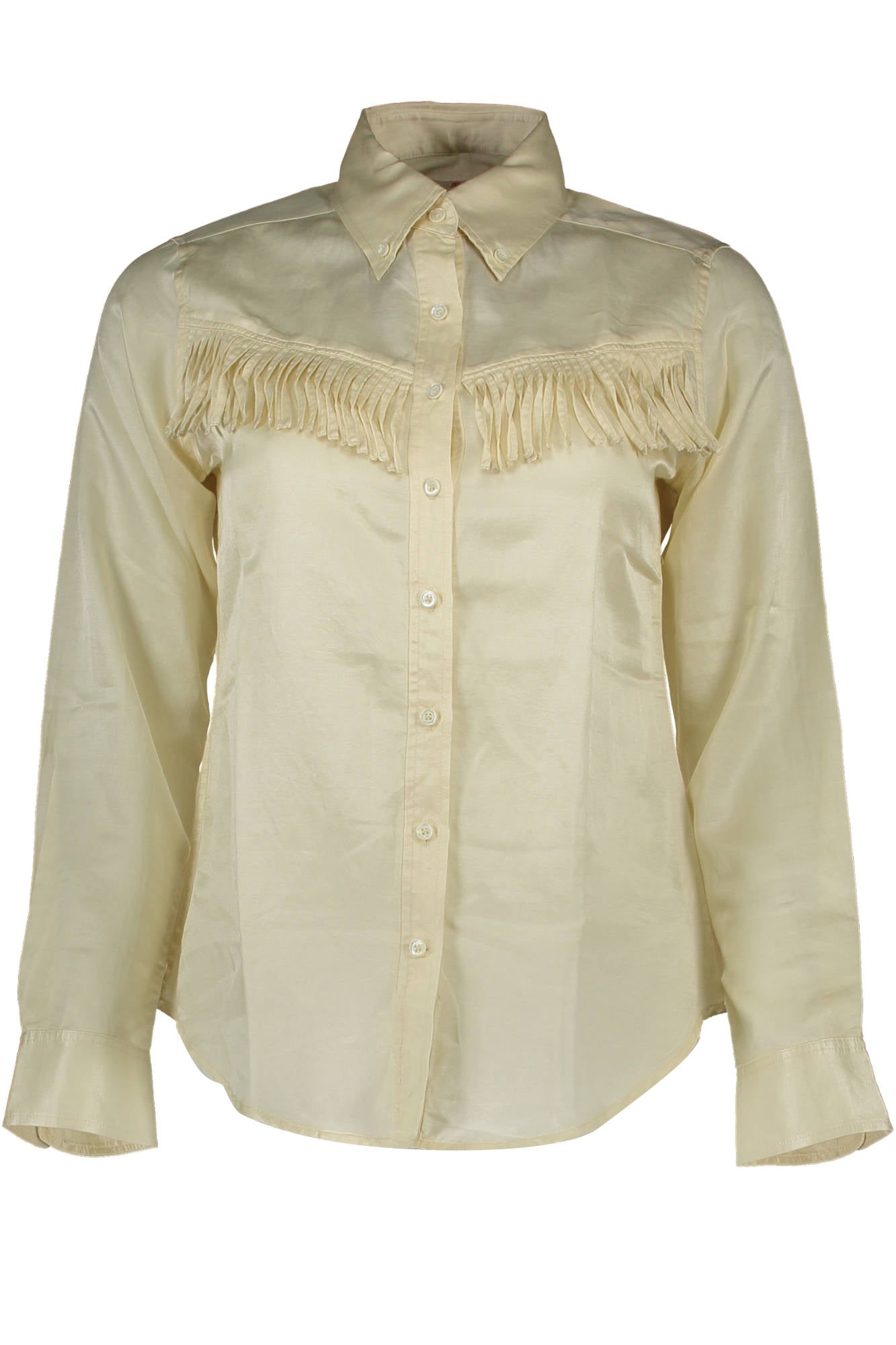GANT LANGÄRMLIGES BEIGE-HEMD FÜR DAMEN Beige XS 7332972774805