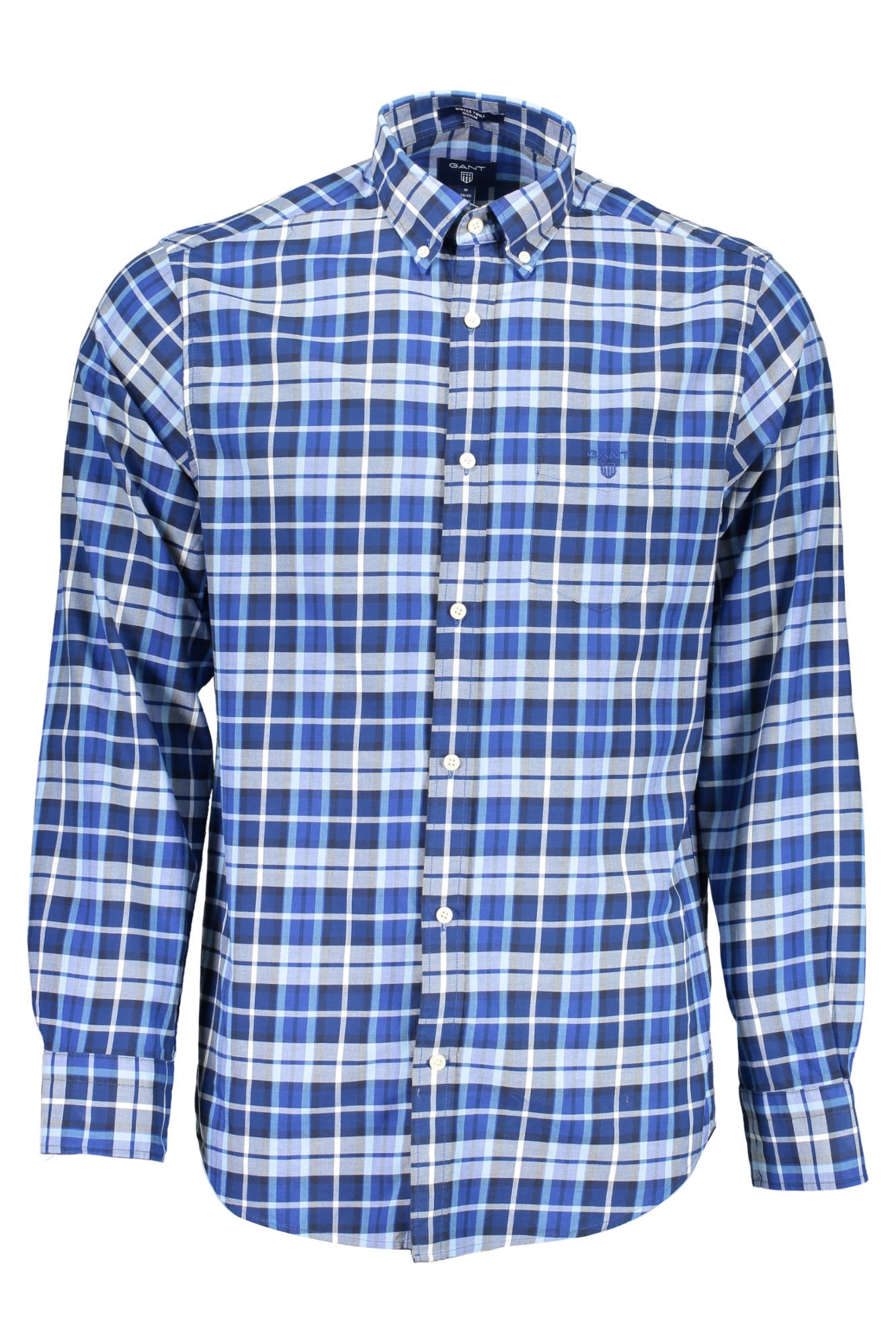 GANT LANGARMHEMD HERREN BLAU Blau S 7325702493008