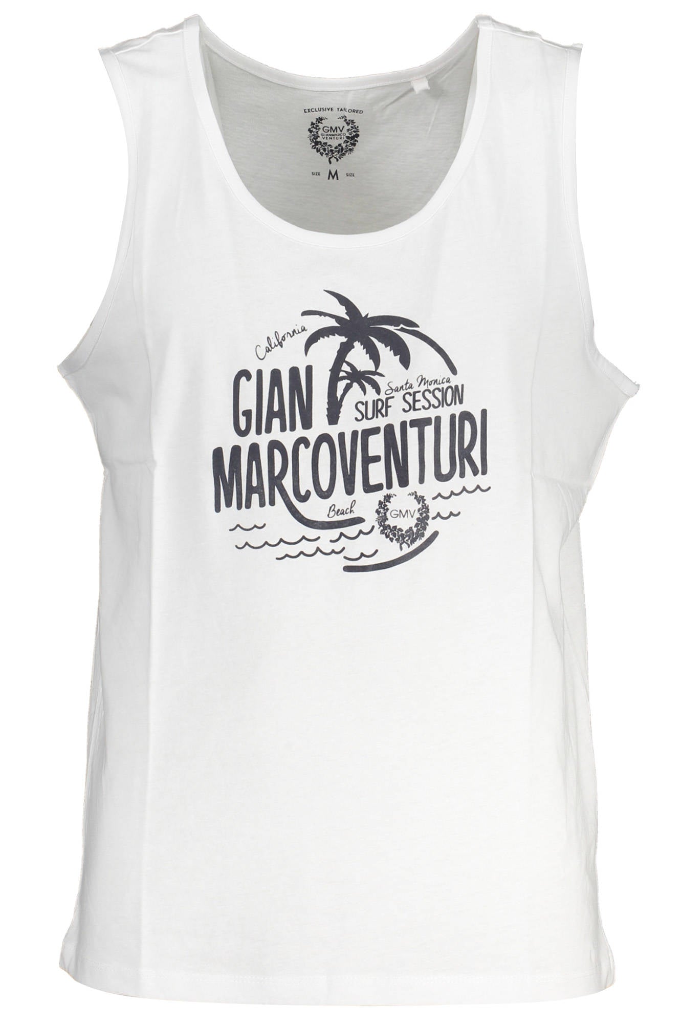 GIAN MARCO VENTURI HERREN-TANKTOP WEISS Weiß 2XL 8054114267714